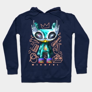 cat boi music love Hoodie